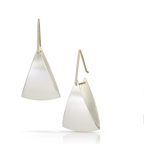 Small Spinnaker Earrings with  Sterling Silver