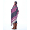 Alpaca Reversible Throw-Sangria