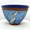 Egret Bowl - small, by Jennifer Stas, 5" x 3.5" back