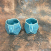 Small Chisel Cup ~ Teal