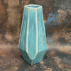 Chisel Vase ~ Teal