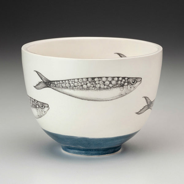 Small Bowl : Sardine Blue Bottom