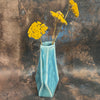 Chisel Vase ~ Teal