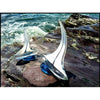 Glass Sailboat Sculpture