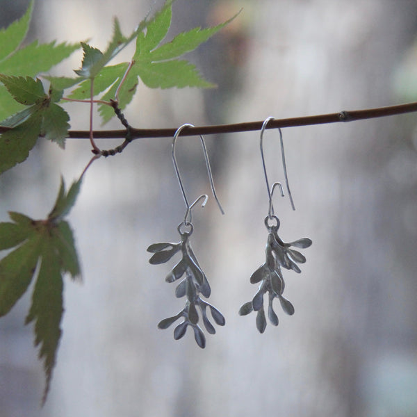 Cascading Leaves Dangle Earrings