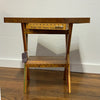 Yardstick Side Table with 2 drawers with horn pulls