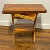 Yardstick Side Table with 2 drawers with horn pulls