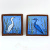 Egret Tile and Heron Tile by Jennifer Stas, 5.5"