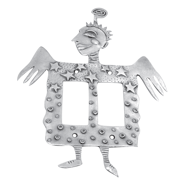 Angel dimmer switchplate