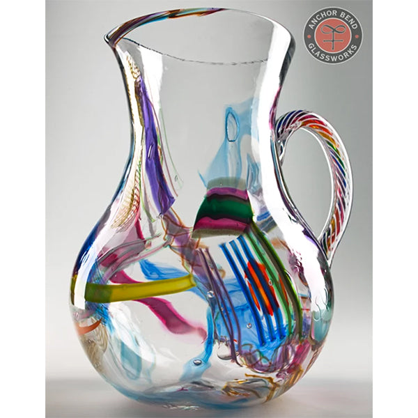 Blue Stripe Drinking glasses – Left Bank Gallery