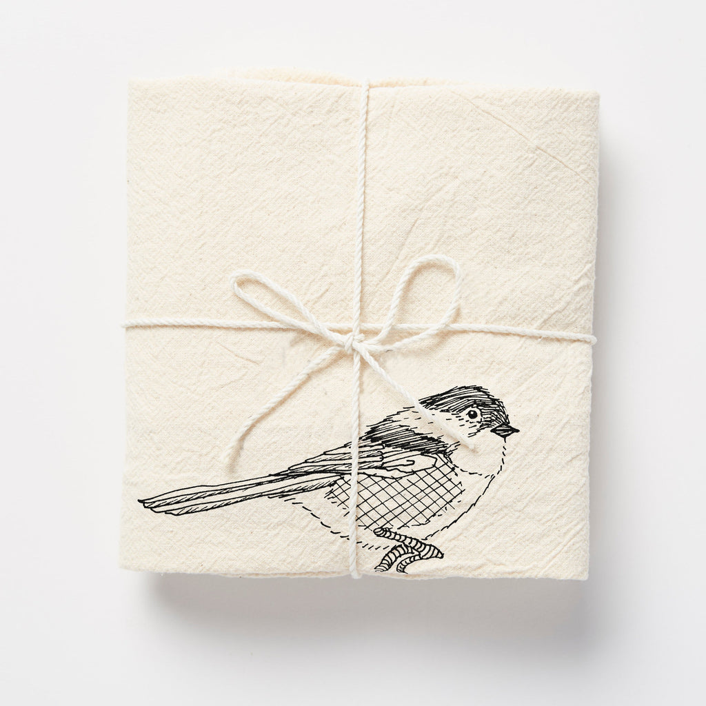 Flour Sack Towel/Chickadee 30x30