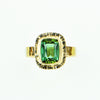 Afghan Green Tourmaline Ring