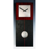 Jane Pendulum Clock - Black & Red