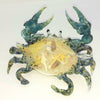 Blown Glass Crab - Blue
