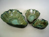 Mint & Charcoal Oyster Nesting Bowls