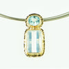Afghan Moonstone and Aquamarine Pendant