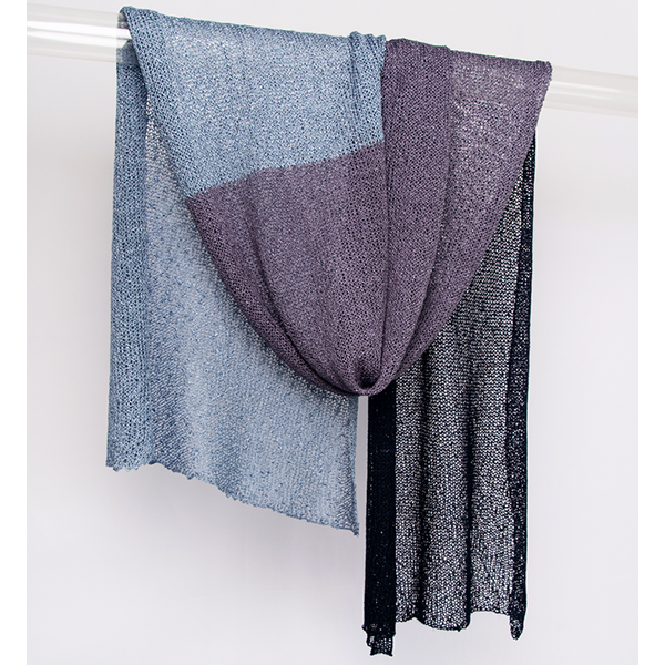 Rayon Scarf - Navy/ Mineral/Blue