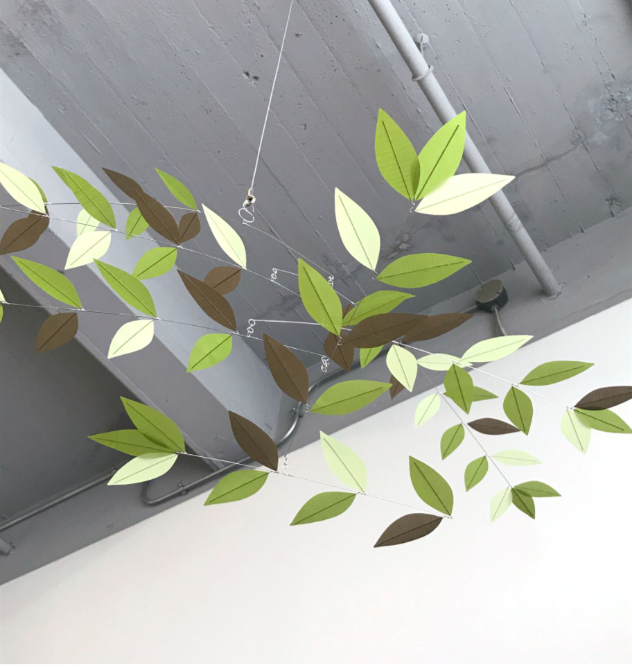 Stylized Leaf Mobile - Original Leaf