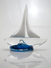 Glass Sailboat Sculpture