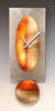 Steel Pendulum Clock/Copper Oval