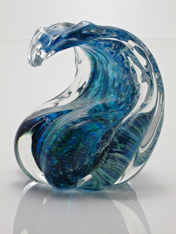 Original Glass Wave Sculpture