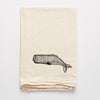 Flour Sack Towel/Whale  30x30